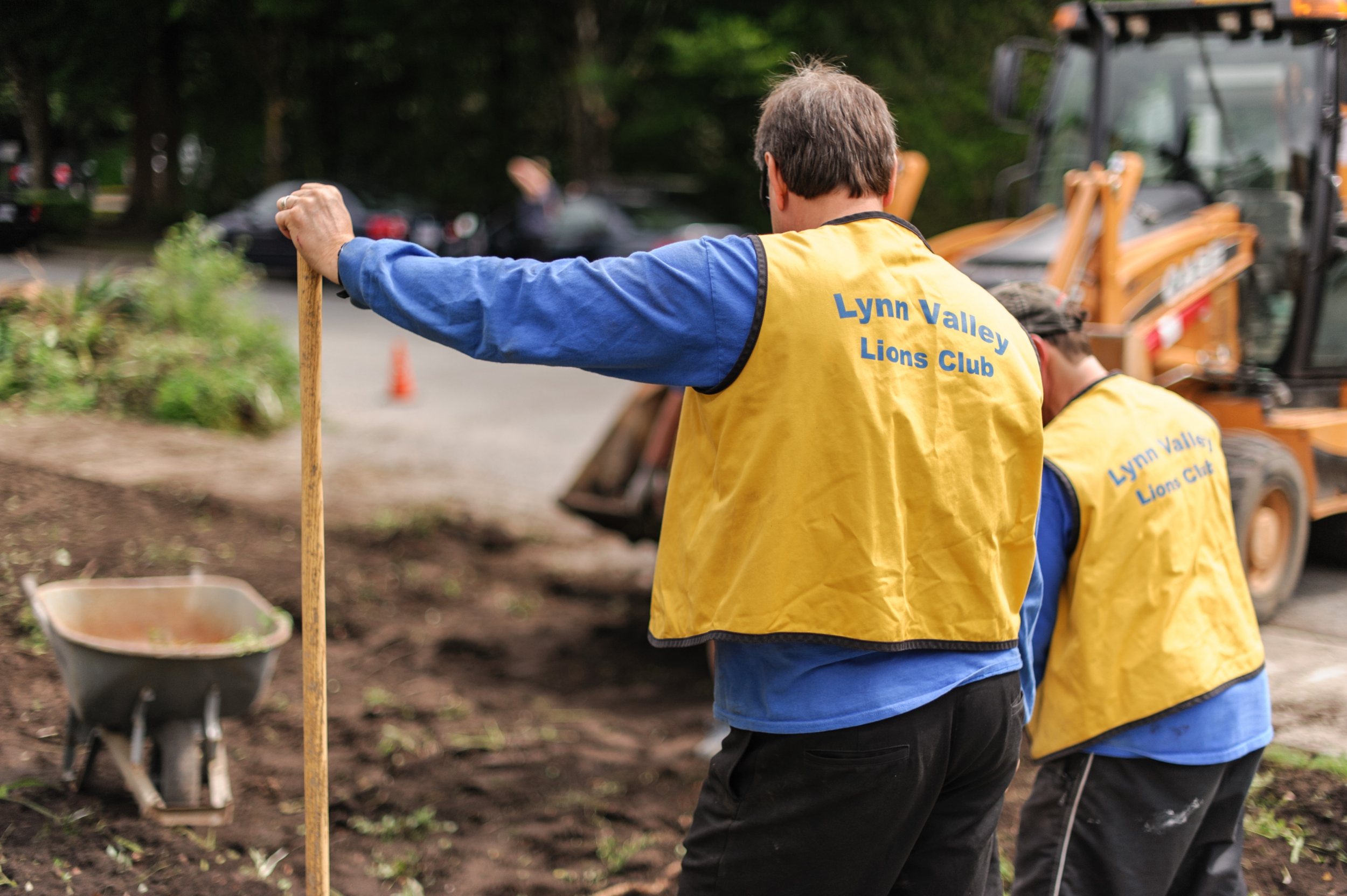 Lynn Valley Lions Club Landscape Team at Work